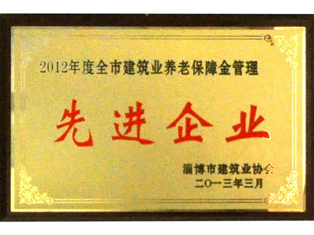 2012年全市養老保障金