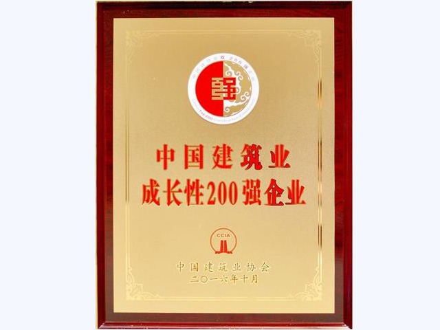 2015年度中國建筑業協會成長性200強(圖1)